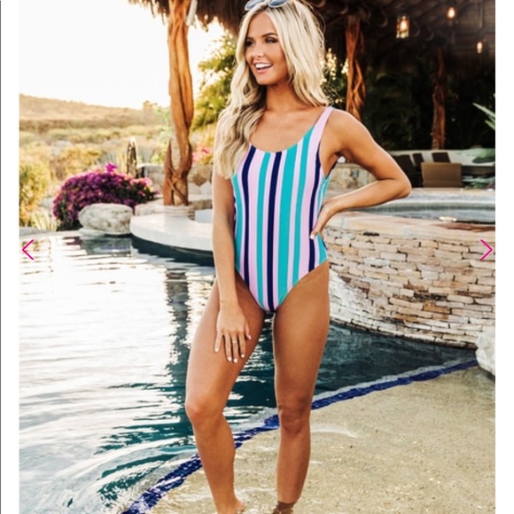 Other - NWT striped one piece - Pink Lily Boutique